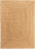 Tapis de sol en coton de jute naturel tissé à la main de style moderne sur mesure pour la maison, l'hôtel, le salon, le restaurant ou la chambre