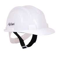 Casque de sécurité blanc pour la construction | Casque industriel avec suspension réglable | Protection durable de la tête en EPI