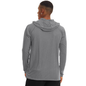 Logotipo personalizado Camisas de pesca de manga larga Impermeable UPF50 + Protección solar Sudadera con capucha Ropa de pesca - Product Image 2