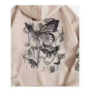 Nouvel arrivage de pulls à capuche surdimensionnés pour femmes de haute qualité 100% coton polaire à manches longues couleur unie ODM hiver - Product Image 4