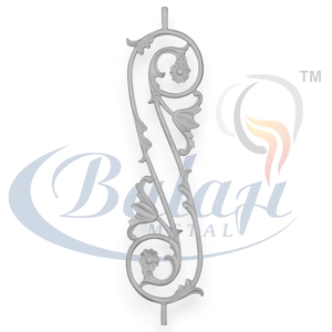 Rejilla Decorativa Moderna para Ventanas de Hierro Fundido Pulido, Moldeado en Arena, Montaje en Suelo, Fundición CI, Protección para Balcones, Resistente al Óxido - Product Image 1