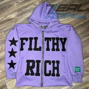 เสื้อฮู้ดผ้าโพลีเอสเตอร์และผ้าฝ้ายสำหรับผู้ชายและผู้หญิงเสื้อฮู้ดผ้าฟลีซสำหรับฝึกวิ่งจ๊อกกิ้งปักลายผ้าไหมสกรีน - Product Image 1