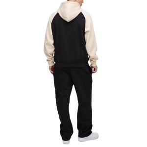 Ensemble de survêtement décontracté pour homme avec logo personnalisé, en molleton 100% coton, veste zippée et pantalon pour la salle de sport et les activités de plein air - Product Image 2