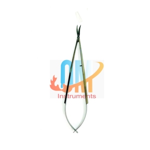 กรรไกรไมโครแบบคามิยามะ สำหรับศัลยกรรมประสาท ขนาด 18 มม. สีดำเคลือบ PVD ใช้ซ้ำได้ด้วยการอบฆ่าเชื้อ อุปกรณ์ผ่าตัดสมอง OldMed - Product Image 6