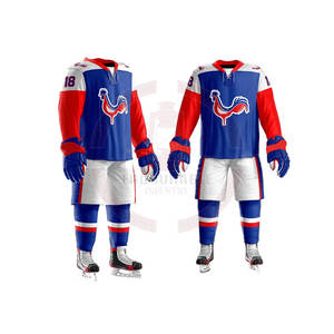 2024 personnalisé de haute qualité Hockey sur glace entraînement maillot ensemble équipe professionnelle uniforme pour adultes OEM vêtements de sport d'hiver chemise - Product Image 1