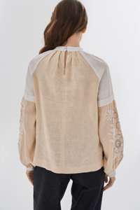 Blusas informales de manga larga, camisas bordadas para mujer, blusas elegantes para mujer, ropa para mujer, venta al por mayor - Product Image 2