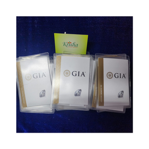 ขายร้อนพิเศษบน VVS1 VVS2 ความใสทรงกลมธรรมชาติสีขาวได้รับการรับรอง GIA เพชรแท้ในราคาตลาดที่เชื่อถือได้