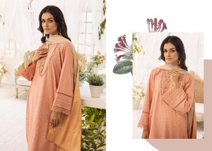 Tissu en lin de haute qualité Salwar Kameez vêtements dames vêtements d'hiver robes mode modeste haute qualité d'exportation inde Pakistan - Product Image 2