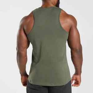 Camisetas sin Mangas de Algodón y Elastano al por Mayor, Ropa de Entrenamiento para Hombre, Camiseta Deportiva, Ropa Deportiva de Secado Rápido para Gimnasio - Product Image 3
