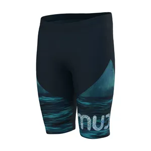 Maillots de bain de compétition pour hommes Hi-Tide Midnight Blue Racing Jammers - Product Image 1