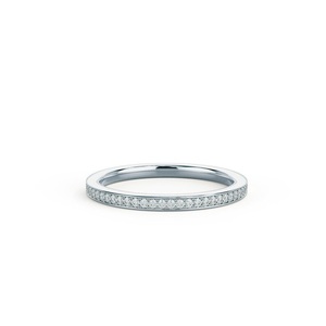 10k Gold <b>Ring</b> Lab Grown Diamond Eternity <b>Band</b> <b>Ring</b> Lab Created Diamond Full F Color VS1 Clarity for Jewelry Making - Product Image 1