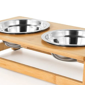 Mangeoire OEM en métal à double bol personnalisée pour animaux de compagnie Vente en gros Fournisseur de produits d'alimentation pour animaux de compagnie en acier inoxydable d'Inde - Product Image 6