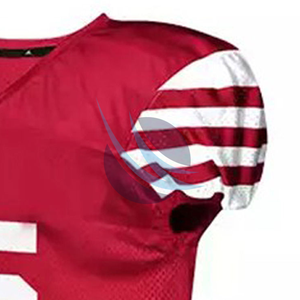 เสื้อเจอร์ซีย์เล่นฟุตบอลสไตล์อเมริกันเสื้อแห้งเร็วแขนสั้น - Product Image 6