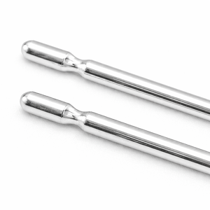 2 Pcs 925 Sterling Silver Polished Earring <b>Posts</b> 4mm Plated Spacer Jewellery Findings Accessories for Earrings Packaged in Bag - Product Image 2