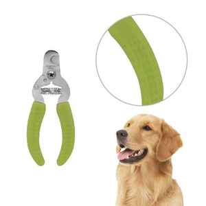Coupe-ongles de toilettage pour animaux de compagnie à poignée souple confortable Instrument vétérinaire réutilisable fabriqué en acier inoxydable pour les ongles de chien et de chat - Product Image 5