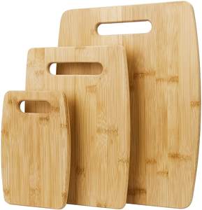 Tabla de cortar de madera de Venta caliente y bandeja de servicio de estilo clásico de color natural y tabla de cortar a granel - Product Image 5