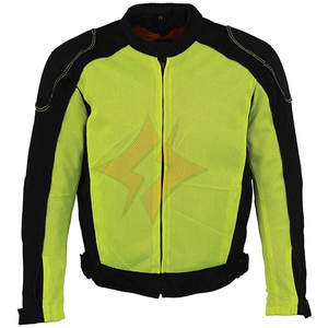 Unisex <b>Motorcycle</b> Safety Gear Breathable Black-Neon-Green Professional Mesh Biker <b>Jacket</b> <b>with</b> <b>Armor</b> for All Seasons - Product Image 6