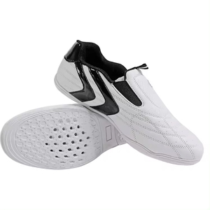 Precio al por mayor WTF aprobado Taekwondo zapatos cómodos antideslizantes estiramiento Flexible Unisex estándar internacional 100% poliéster - Product Image 4