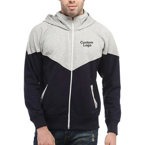 Meilleure vente 100% haute qualité Logo personnalisé hommes nouveau Style sweats à capuche unis automne saison en gros pas cher prix - Product Image 4