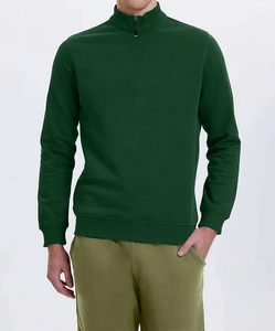 Wholesale <b>Mock</b> <b>Neck</b> High Quality Sweatshirt Heavyweight Cotton Sweatshirt Custom Logo Oversized Crewneck Sweatshirt - Product Image 3