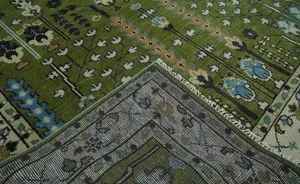 พรมถักปมขนสัตว์งานทำมือคุณภาพสูงใหม่ผ้าปูสำหรับห้องนั่งเล่นและห้องนอน - Product Image 5