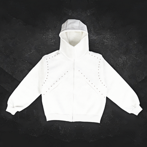 Sweat-shirt à capuche pour homme personnalisé avec strass, design tendance, sweat-shirt zippé vierge, sweat-shirt de haute qualité pour homme - Product Image 4