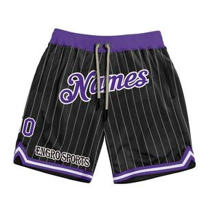 Pantalones Cortos de Baloncesto con Logotipo Personalizado, Diseño de Letras de Hip Hop por Sublimación, Pantalones Cortos de Malla Nuevos para Hombre, Solo Pantalones Cortos de Baloncesto, Calidad Superior - Product Image 3