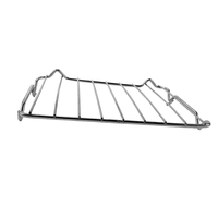 Plateau et grille de barbecue en acier inoxydable rectangulaires personnalisés en gros avec maille élargie