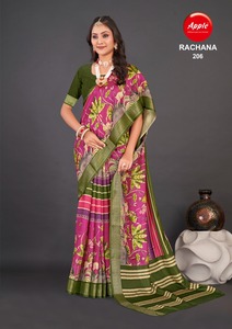 Katki ผ้าไหมทอมือแท้ผ้าไหมส่าหรีช่างฝีมือหรูหราผ้าบานาราซิสานด้วยผ้าไหมบริสุทธิ์แบบเรียบง่ายสง่างามเหนือกาลเวลา - Product Image 6