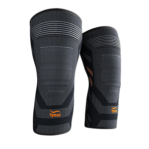 Rodillera de Compresión Premium Air Pro Multitalla Naranja Verde para Deportes, Fitness y Uso Diario - Product Image 1
