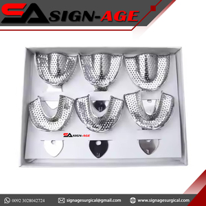 Bandeja de Impresión manual de regazo dental de calidad superior aprobada por CE Instrumentos quirúrgicos dentales Bandeja de molde dental por Sign-Age Surgical - Product Image 4
