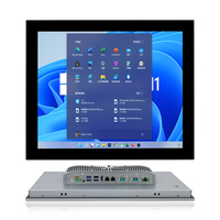 Écran tactile capacitif IP66 étanche tout-en-un I7 sans ventilateur intégré 12 15,6 19 21,5 pouces PC industriel à écran plat