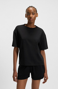 Conjunto de 2 Piezas de Ropa Casual y de Moda Urbana para Mujer, Camisetas y Pantalones Cortos de Algodón Puro, Color Sólido - Product Image 3