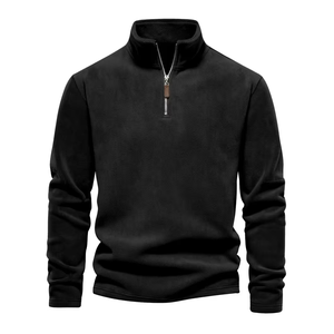 Sudadera de Hombre Nueva Tendencia, 100% Algodón, Media Cremallera, Cuello Camisero, Transpirable, Precio de Mayoreo, Sudadera de Moda en Venta - Product Image 2