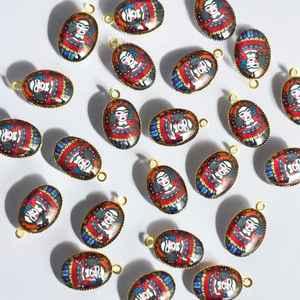 Charme en verre de pendentif de rue de résine pour des composants et des résultats de bijoux - Product Image 4