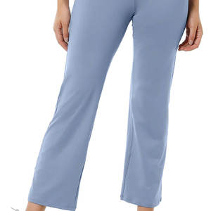 Pantalon de survêtement décontracté pour femme, hiver, de haute qualité, confortable, dernier design, tissu polaire, style à devant plat - Product Image 5