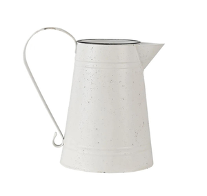 กระป๋องน้ำชุบสังกะสีสำหรับบ้านและสวนหม้อต้มน้ำสำเร็จรูปสีขาวดีไซน์โดดเด่น - Product Image 4