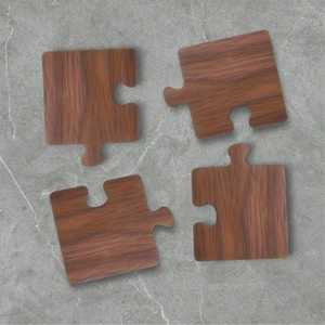 Exquisite Handcrafted Wooden <b>Coaster</b> Set,Sustainable, <b>Heat</b>-Resistant, Scratch-Proof Drinkware Base for Elegant Home Decor - Product Image 3
