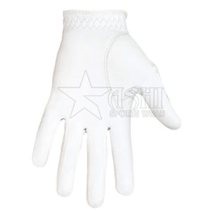 Gants de golf Gants de golf purs de haute qualité pour hommes Logo personnalisé Doux Respirant en cuir véritable Main gauche et droite pour le sport - Product Image 4