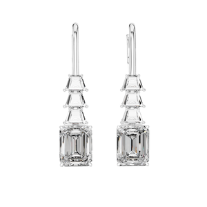 Pendientes de Diamantes CVD Cultivados en Laboratorio de 9.52 CT, VVS-VS EF, Oro de 18K, 14K, 10K y Plata 925, Oro Rosa, Amarillo, Blanco y Moissanita - Product Image 2