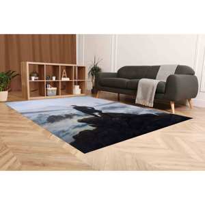 Wanderer Above the Sea of Fog Printed <b>Rug</b> for Home Decor,<b>Chenille</b> <b>Rug</b> - Product Image 5