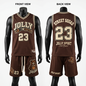 Premium 280 GSM Breathable Mesh Basketball Jersey Shorts Custom Tackle Twill Design jersey short <b>set</b> for men's - Product Image 1