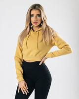 Özel Yüksek Kesimli Büyük Beden Kadın Kapüşonlu Üstü, Kadın Crop Top Kapüşonlu Kazak, Günlük Kışlık Örme Büyük Beden Kırpılmış