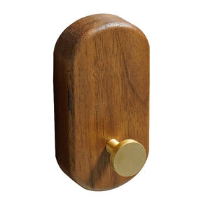 Coat Hook Natural <b>Wood</b> Wall Mount Painted Finishing Key Wall Hook for Home Decoration Design Door Hooks - Product Image 5