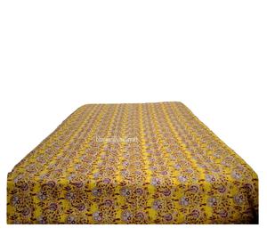 Venta al por mayor King Size 100% algodón suave orgánico Vintage Floral impreso Kantha edredón cosido a mano hogar Hotel ropa de cama - Product Image 1