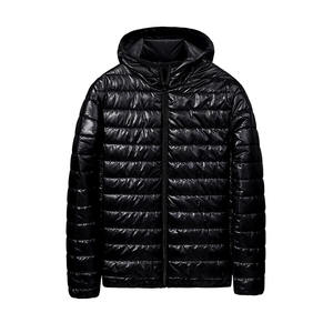 Parka d'hiver personnalisée pour homme, col montant, épaisse et chaude, style doudoune, nouveau design, devant en toile, couleur unie, à capuche, décontractée, style urbain - Product Image 2