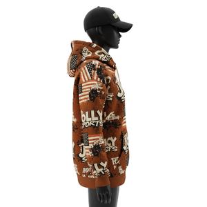 Sudadera con Capucha para Mujer, Alta Calidad, 280 GSM, Poliéster, Algodón, Felpa, Tejido Cálido y Suave, Estampado Completo, Logotipo, Sudaderas Básicas para Mujer - Product Image 3