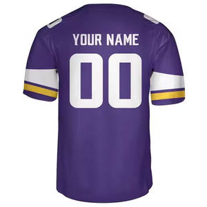 Venta directa de fábrica, ropa de entrenamiento, camiseta de fútbol americano, ropa deportiva, camiseta de fútbol americano - Product Image 2