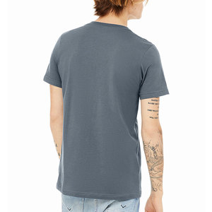 Camiseta Unisex de Cuello en V, 100% Algodón, Texturizada, Transpirable, con Estampado Digital, Camisetas para Hombre - Product Image 6