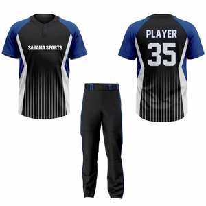 Uniformes de Béisbol con Impresión Personalizada de Logotipo, Número y Nombre, Uniforme de Béisbol de Alta Calidad, Ropa Deportiva de Equipo - Product Image 1